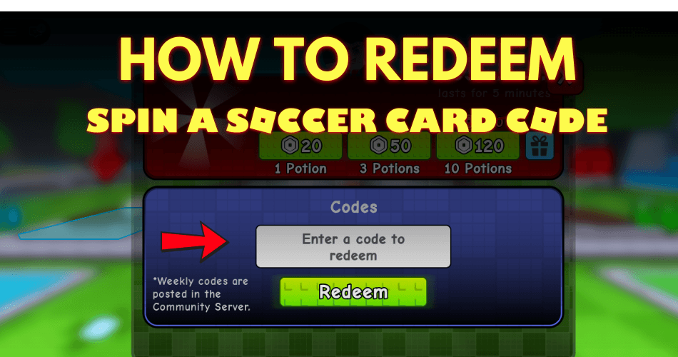 Spin a Soccer Card Redeem