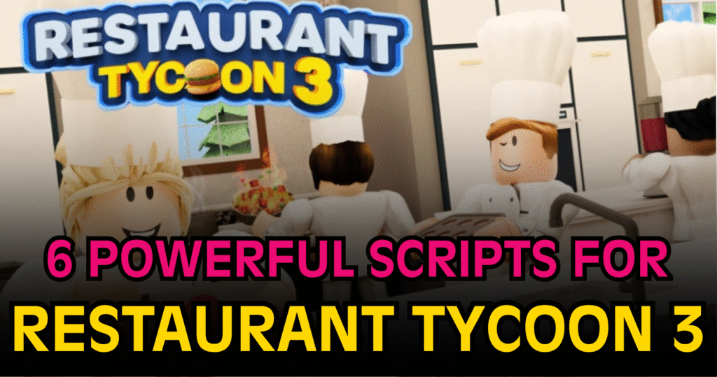 06 Powerful Restaurant Tycoon 3 Scripts – Auto Cook, Auto Seat & Teleports