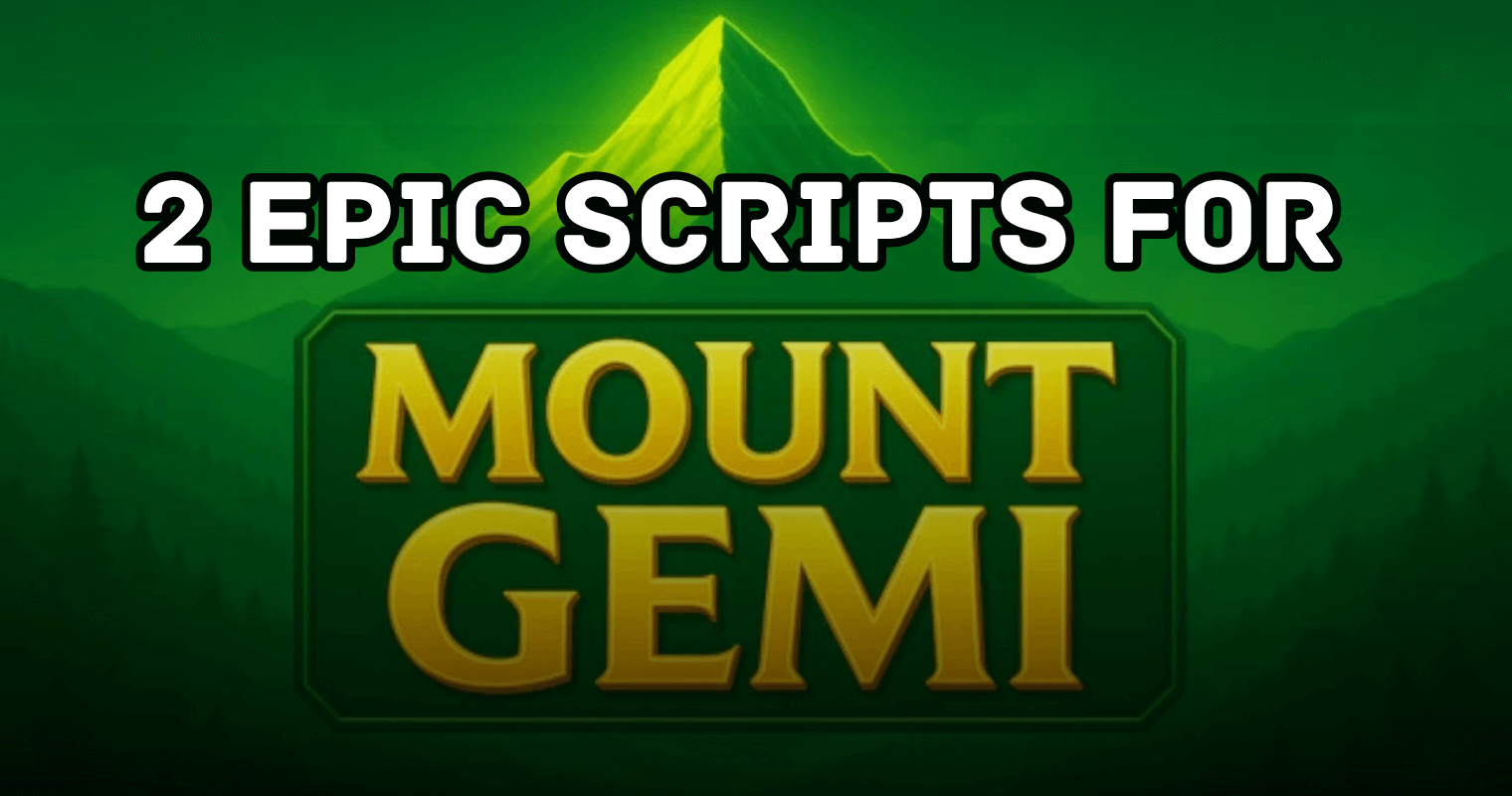 2 Epic Gem Mount Scripts - Auto Checkpoints & Fly, Auto Summit Power Tools