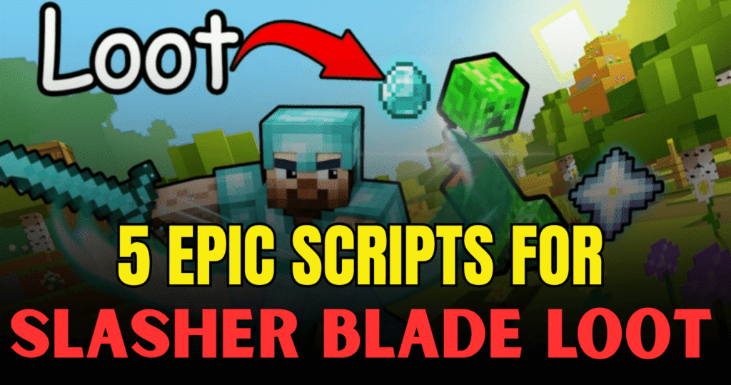 5 Epic Slasher Blade Loot Scripts - One Hit Kill, Kill Aura & Auto Rebirth