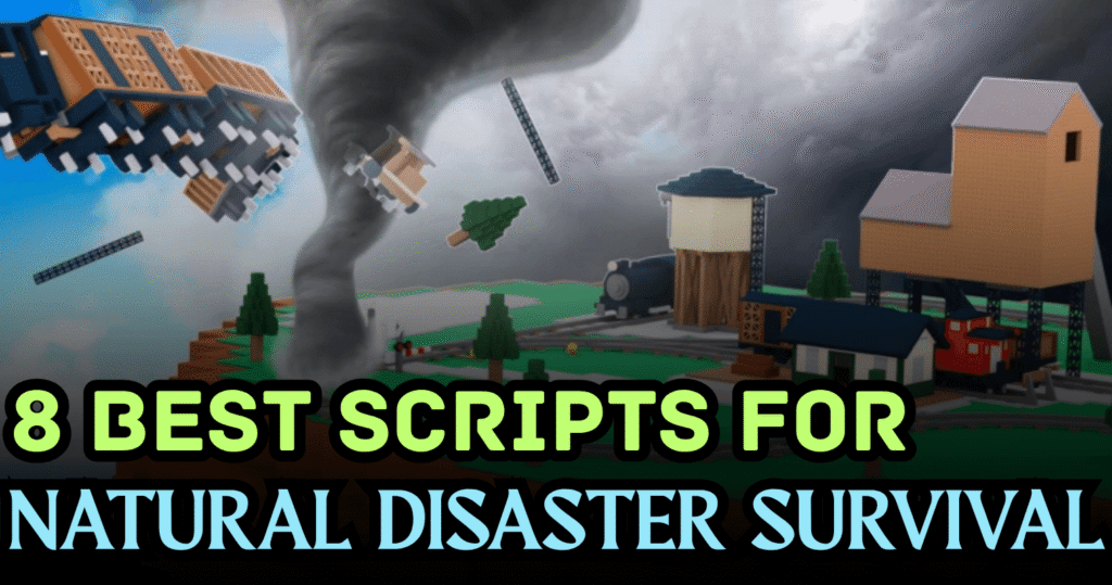 8 Best Natural Disaster Survival Scripts – Auto Farm, Gravity, Map Chooser & GUI