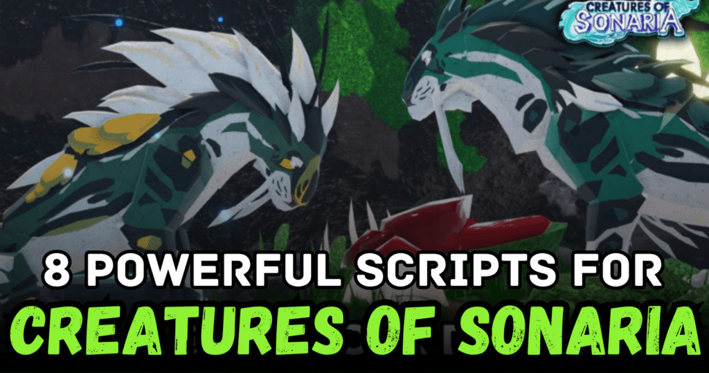 8 Powerful Creatures of Sonaria Scripts - AutoFarm, ESP, Lunar Hub & Infinite Stamina