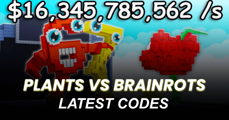 Plants Vs Brainrots Codes