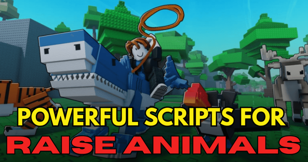 Powerful Raise Animals Script – Auto Minigame, Auto Sell & Auto Feed