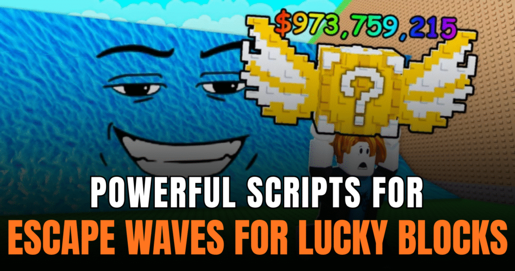 Powerful Escape Waves For Lucky Blocks Script – OP Auto Farm & God-Tier Luck