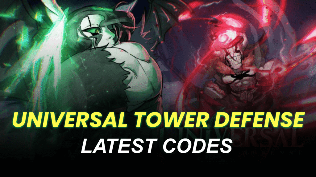 Universal Tower Defense Codes