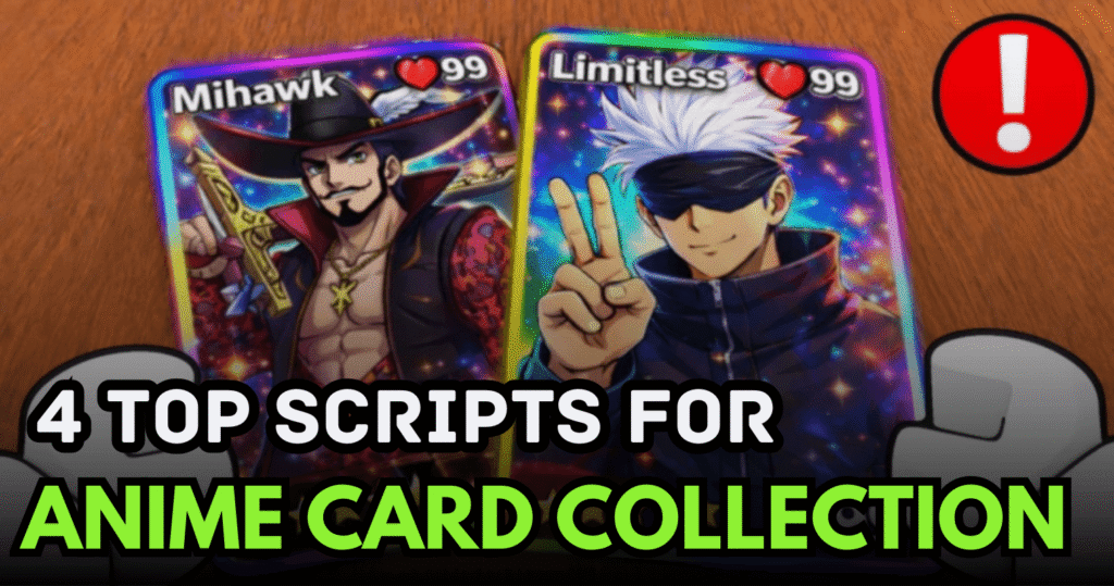 4 Top Anime Card Collection Scripts – Auto Open Packs, Rainbow Mutation, Auto Grade & Farm Bot