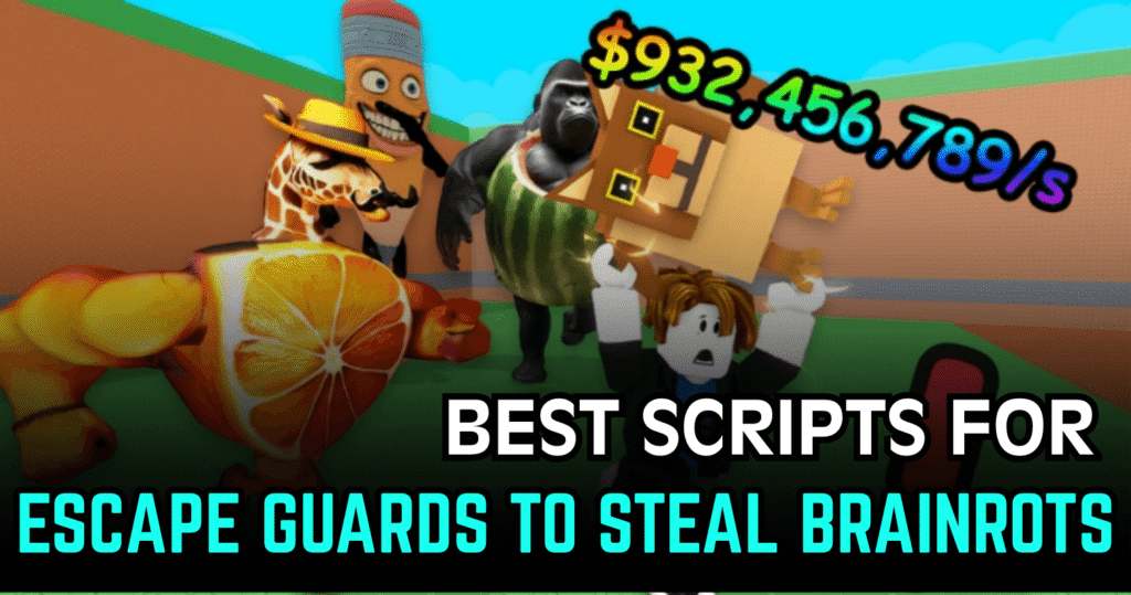 Best Escape Guards to Steal Brainrots Script – OP Auto Steal, Speed Loop & Guard Bypass