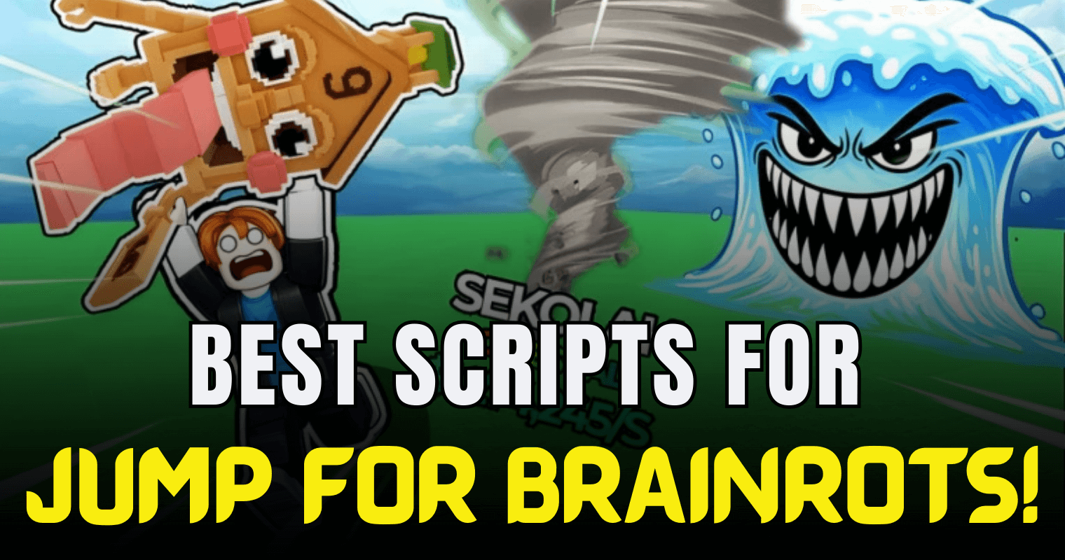 Best Jump for Brainrots! Script – Auto Collect Money, Jump Upgrades & TP