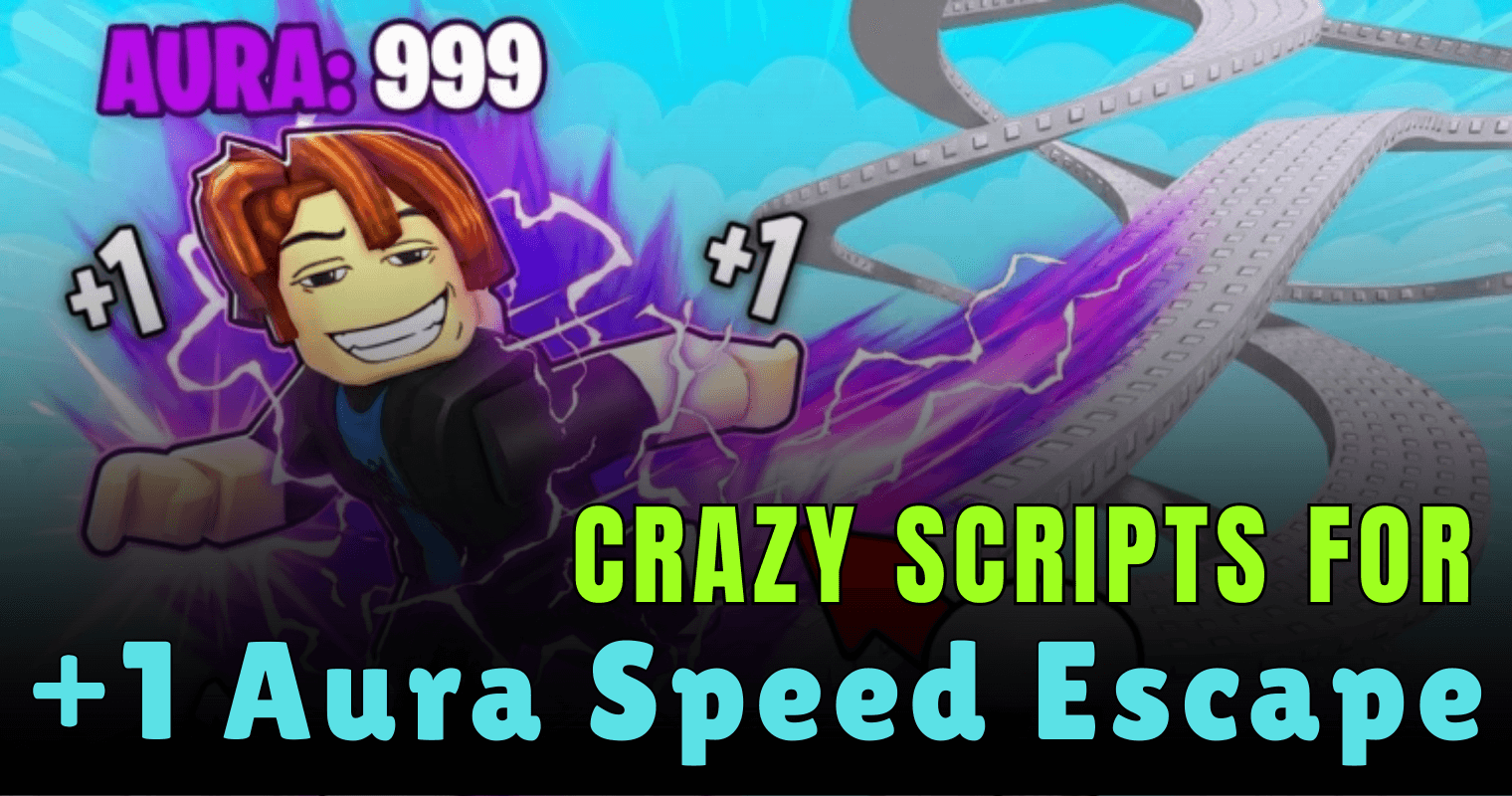 Crazy +1 Aura Speed Escape Script – Auto Win & Fast Rebirth