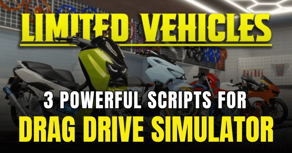 3 Powerful Drag Drive Simulator Script – Auto Farm Money, Barista System & Teleport
