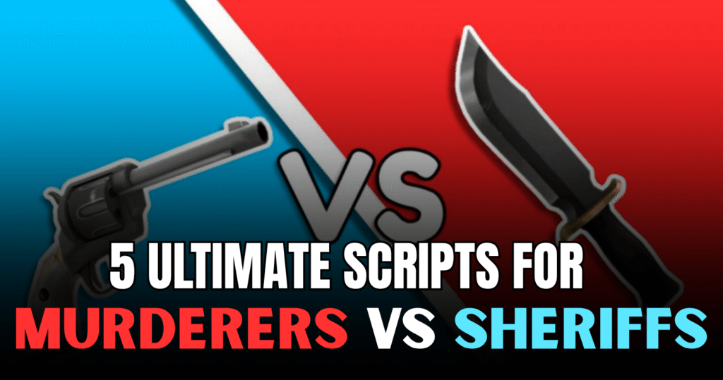 5 Ultimate Murderers VS Sheriffs Script – Aimbot, ESP, Auto Kill & Hitbox Expander