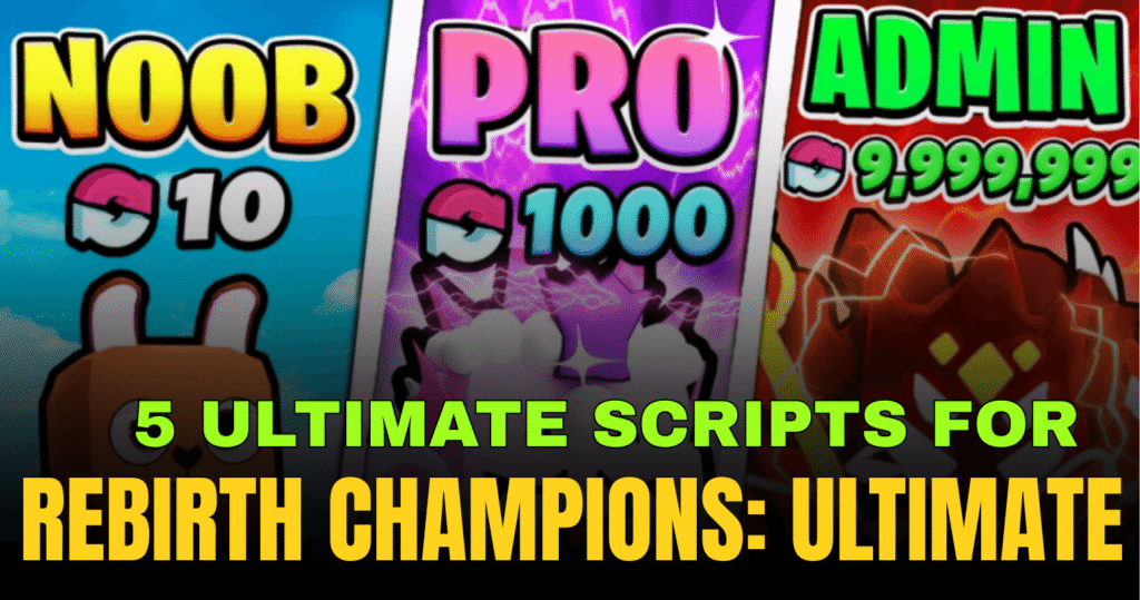 5 Ultimate Rebirth Champions Ultimate Scripts – Auto Farm, Auto Rebirth & No Key