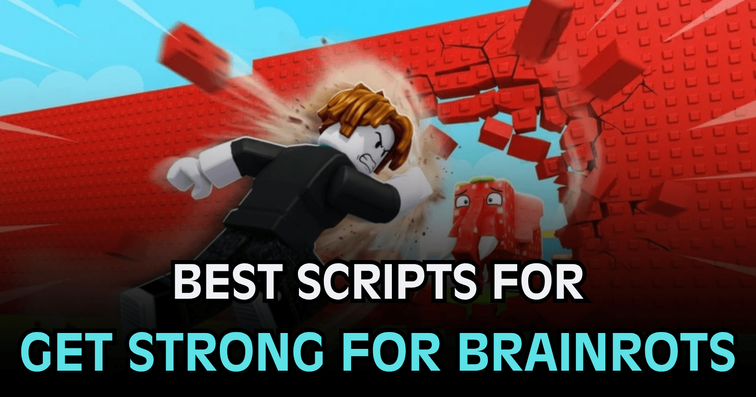 2 Best Get STRONG for Brainrots Script – Auto Farm, Upgrade & Teleport GUI