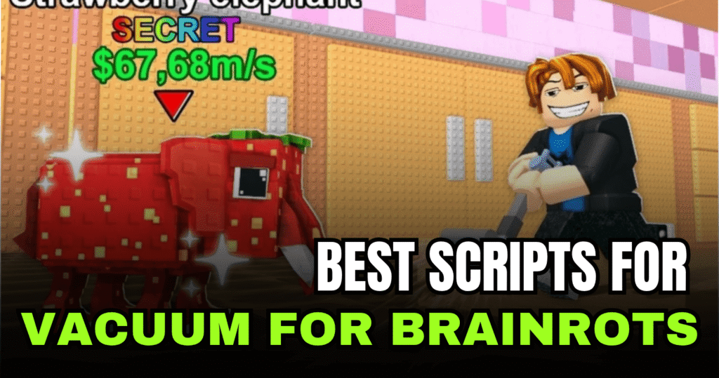 Best Vacuum For Brainrots Script – Auto Escape, Find & Upgrade System