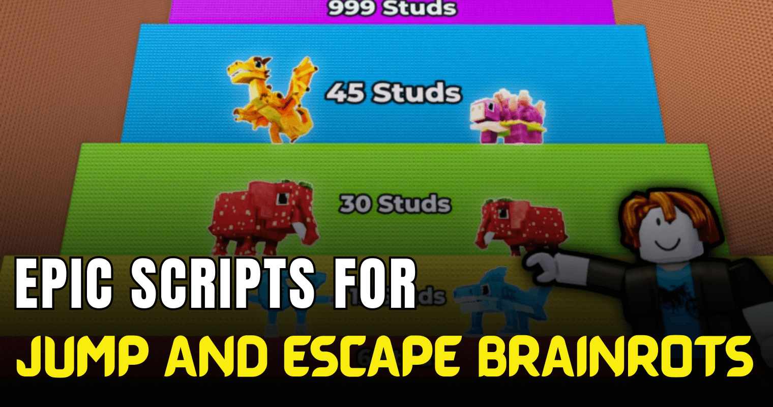 Epic Jump and Escape Brainrots Script – Auto Jump, Fly Mode, Skip Stages & Infinite Jump