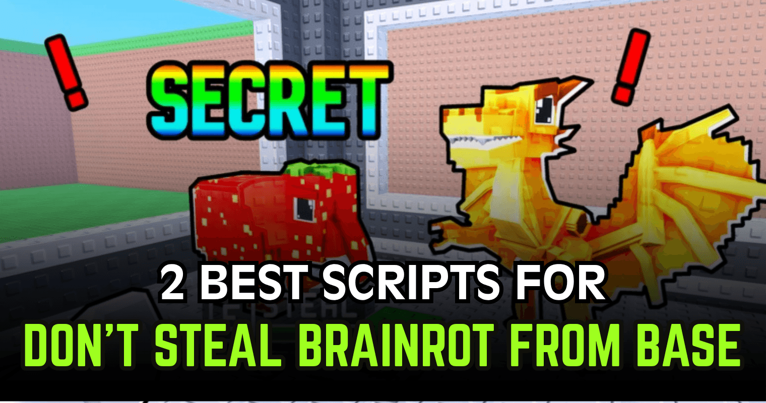 2 Best Don’t Steal Brainrot From Base Scripts - Auto Escape, Spin & Remove Guards