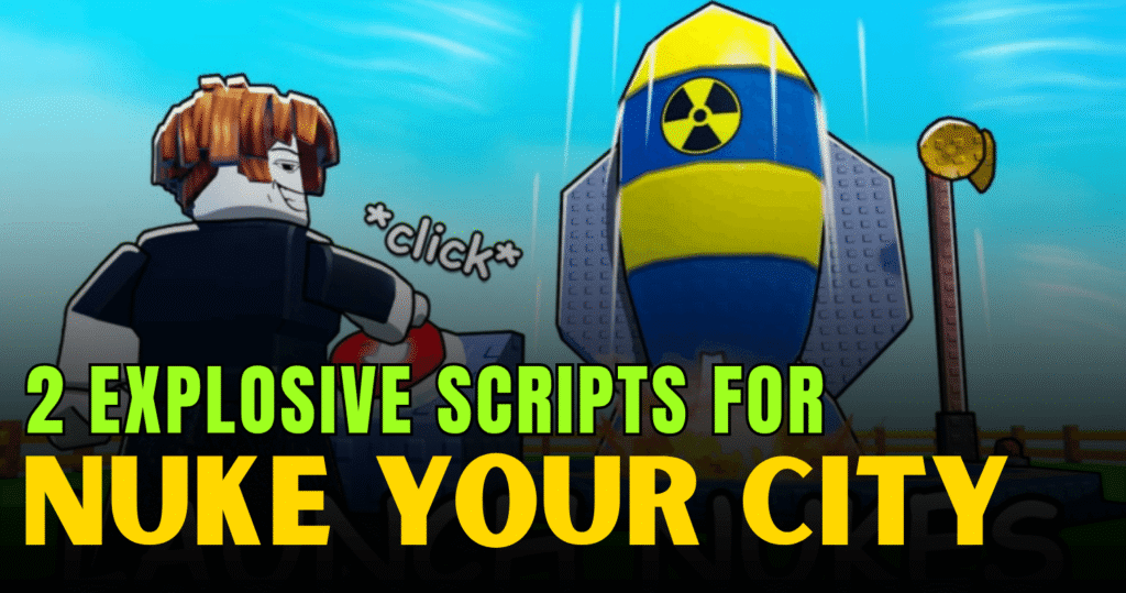 2 Explosive Nuke Your City Scripts - Infinite Nuke, Auto Launch & OP Fuel System