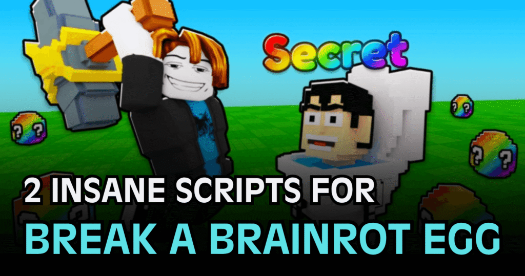 2 Insane Break a Brainrot Egg Scripts - Ultimate Auto Cracker, Nest Teleport & Hatch Revealer