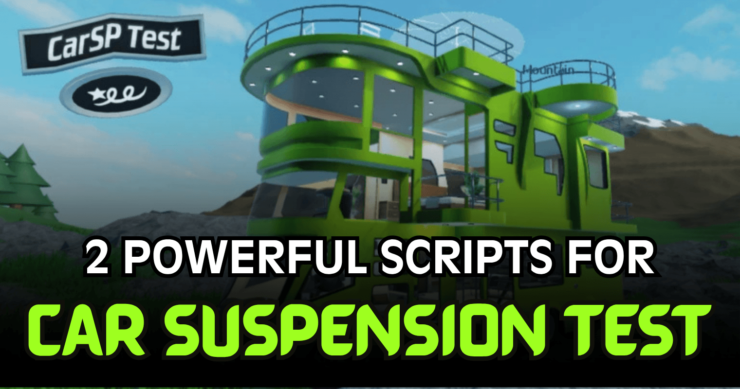 2 Powerful Car Suspension Test Scripts – Infinite Rocket Fuel & More