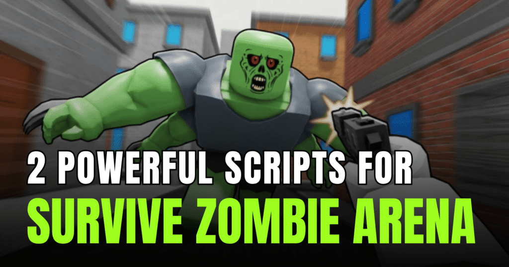2 Powerful Survive Zombie Arena Scripts - Kill Aura, Walk Speed & Auto Skip