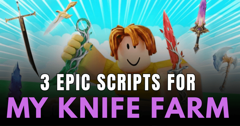 3 Epic My Knife Farm Scripts - Auto Roll, Auto Sell & Fast Case Farming