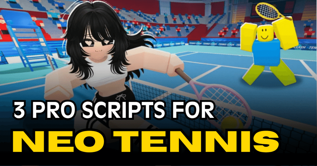 3 Pro Neo Tennis Scripts - Auto Hit, Auto Farm, AFK & Auto Smash