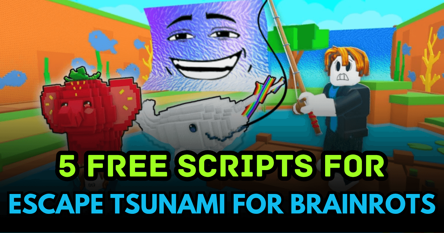 5 Free Escape Tsunami For Brainrots Scripts - Auto Farm, God Mode & Auto Rebirth Features