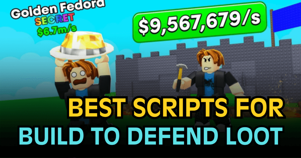 Best Build to Defend Loot Script - Auto Fortress, Turret Aimbot & Shield Defense System