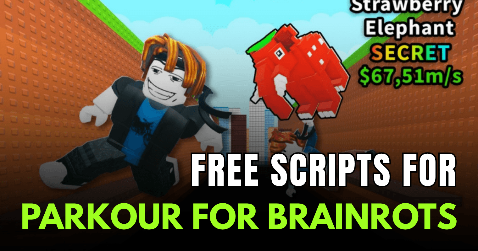 Free Parkour For Brainrots Script - Auto Secret, Auto Impossible & Cash Farm