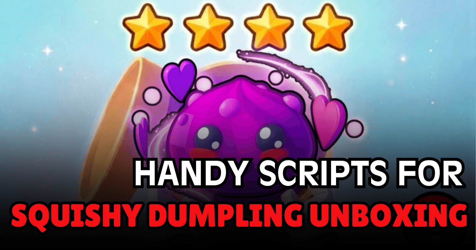 Handy Squishy Dumpling Unboxing Script - Auto Unboxing GUI & Fast Rewards