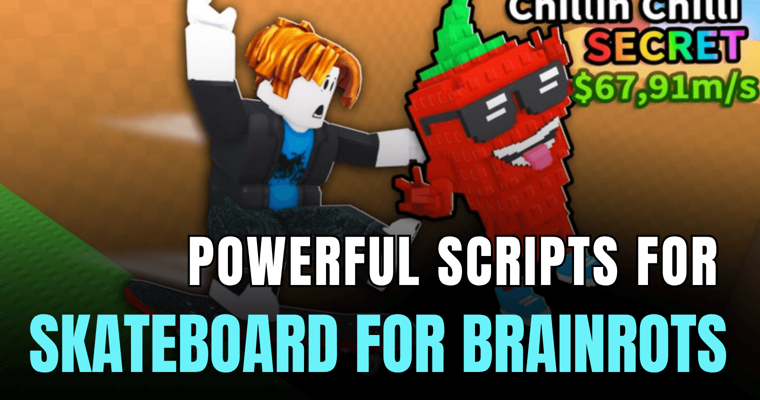 Powerful Skateboard for Brainrots Script – Auto Escape, Auto Collect & Teleport