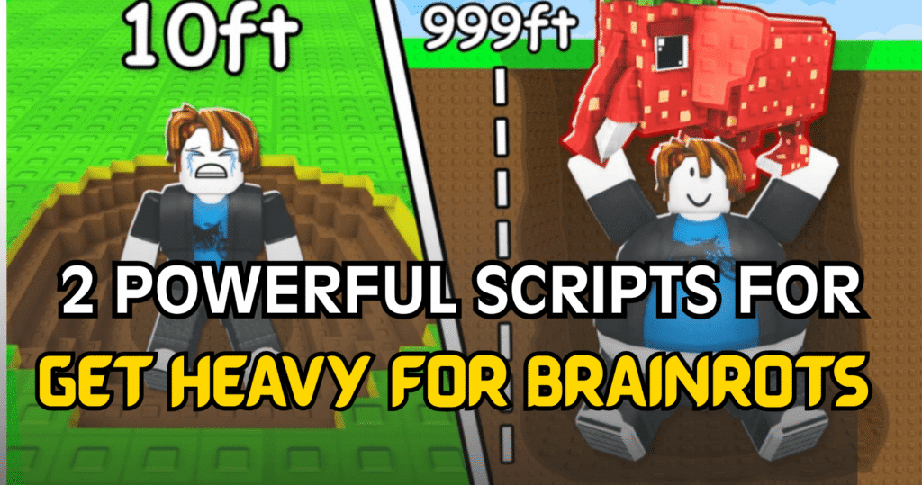 02 Powerful Get HEAVY for Brainrots Scripts - OP Auto Farm, Auto Upgrade & Cash Boost