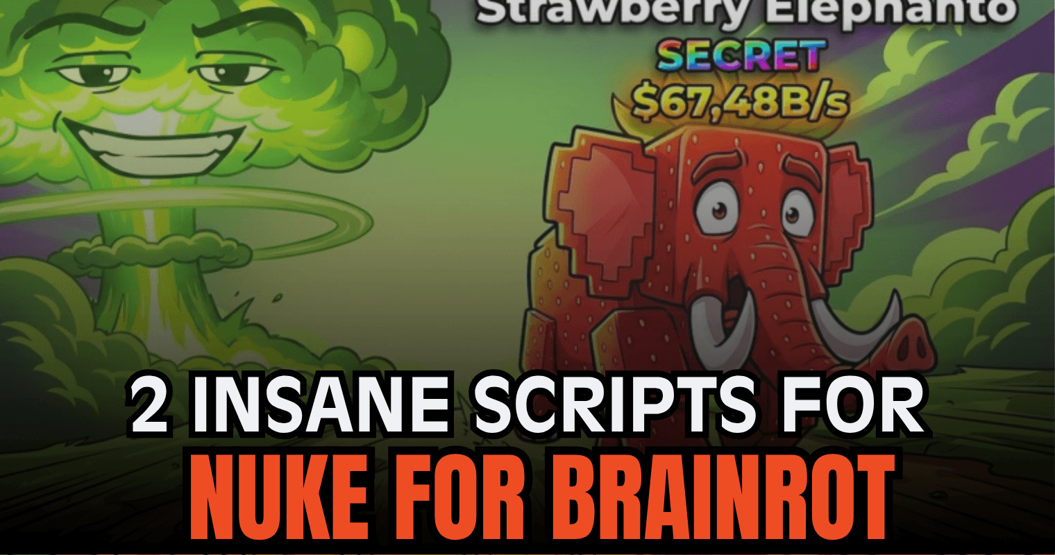 2 Insane Nuke for Brainrot Scripts - OP Grab, Teleport & SafeZone Features