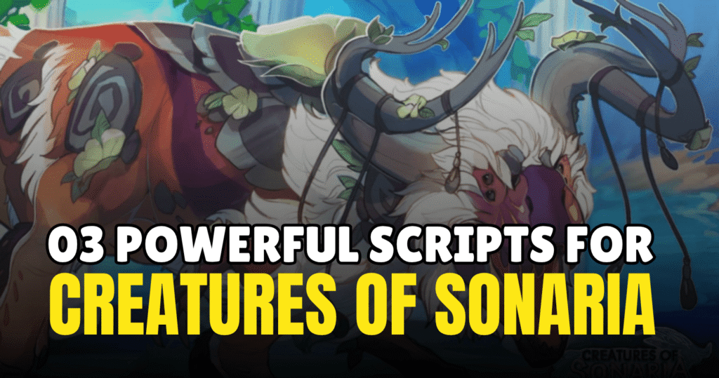3 Powerful Creatures of Sonaria Scripts – Autofarm, Kill Aura, Auto Tokens & Unli Stamina