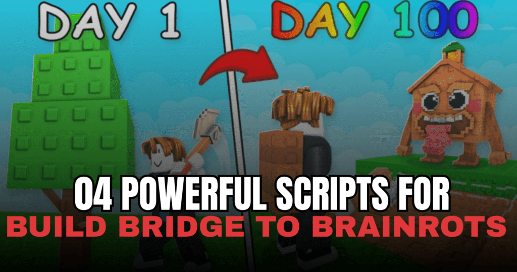4 Powerful Build Bridge to Brainrots Scripts - Auto Escape, Infinite Wood & Auto Find