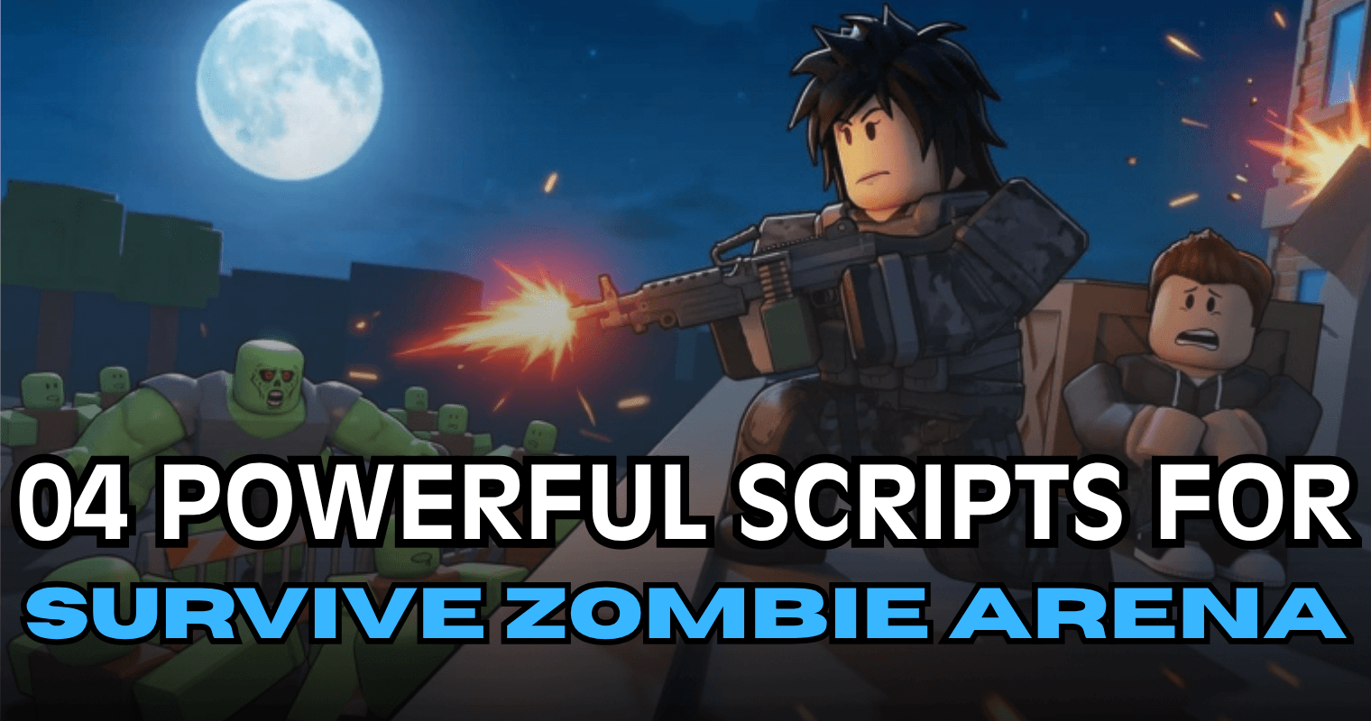 4 powerful Survive Zombie Arena Scripts - Instant Kill, Silent Aim & Auto Farm