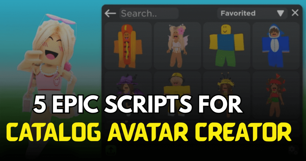 5 Epic Catalog Avatar Creator Scripts - Avatar Copier, Rainbow Skin & Fake Robux UI