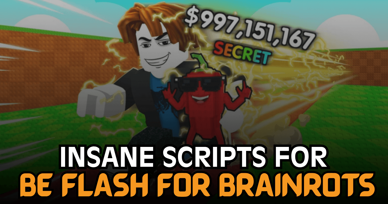 Insane Be Flash For Brainrots Script – Auto Train, Auto Upgrade & Auto Collect