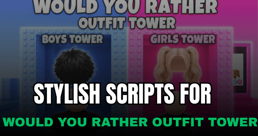 Stylish Would You Rather Outfit Tower Scripts - OP Clothing Selector