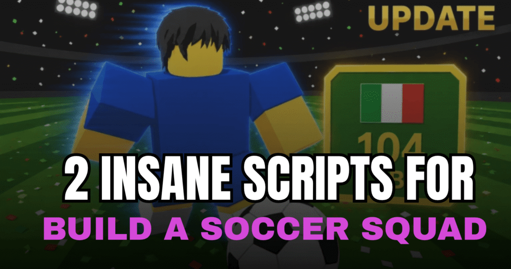 2 Insane Build A Soccer Squad Scripts - Auto Farm, Smart Reroll & Squad Builder