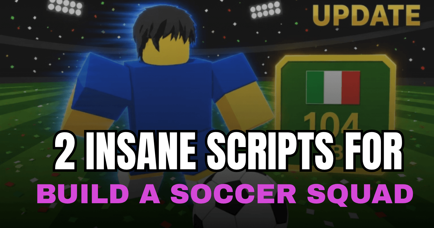 2 Insane Build A Soccer Squad Scripts - Auto Farm, Smart Reroll & Squad Builder