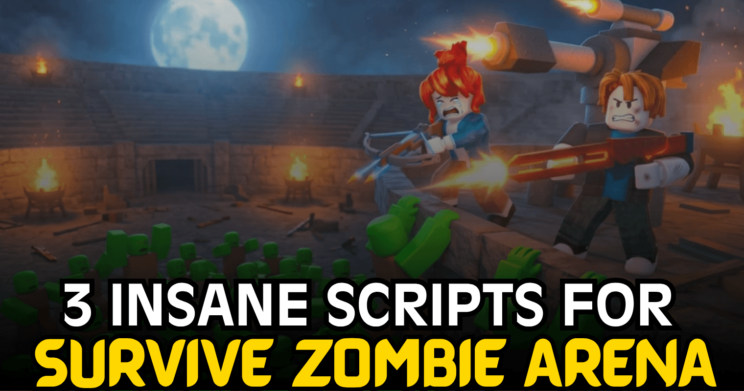 3 Insane Survive Zombie Arena Scripts – Kill Aura, Auto Farm & Insta Kill