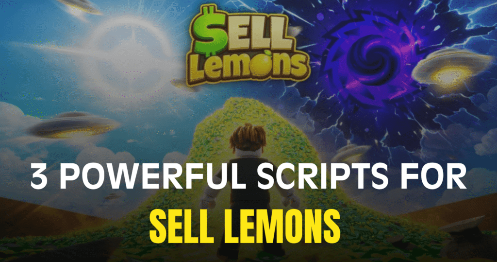 3 Powerful Sell Lemons Scripts – Auto Cash, Auto Upgrade & Auto Fruit