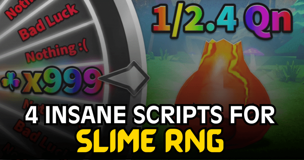 4 Insane Slime RNG Scripts – Auto Roll, Luck Farm & Rare Slime Hunter2 Insane Lucky Block Rush Scripts – Auto Open, Auto Win & Fast Reward Farming