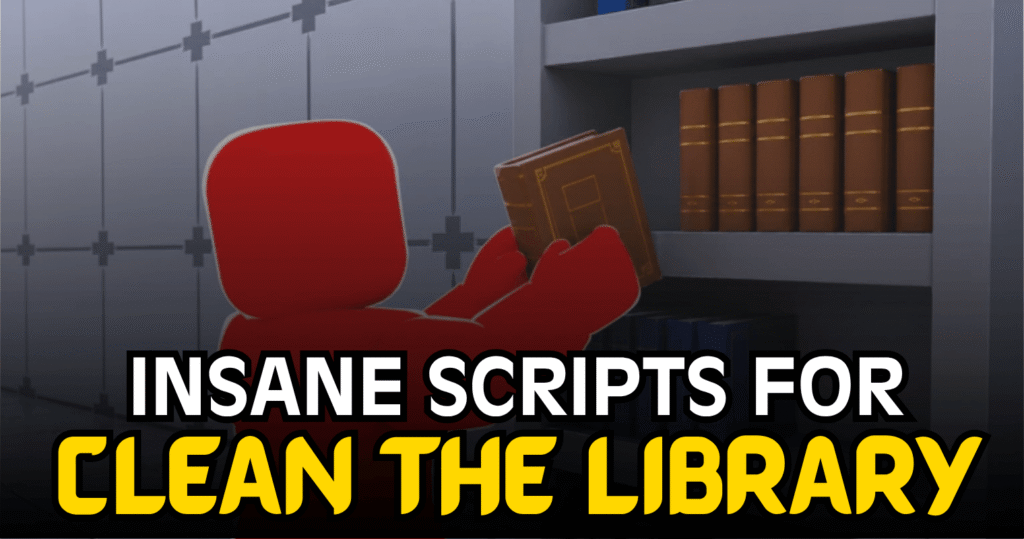 Insane Clean The Library Script - Auto Sort, Finish Game & Progress Tracker
