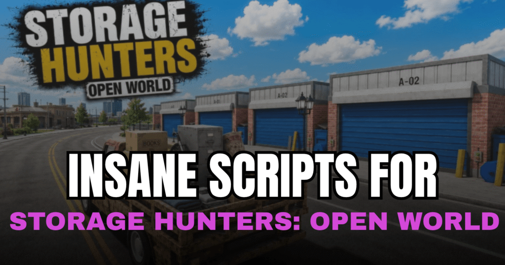 Insane Storage Hunters Script - Auto Farm, NPC ESP & Fly