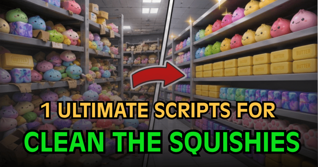 1 Ultimate Clean the Squishies Script - OP Auto Place Upgrade