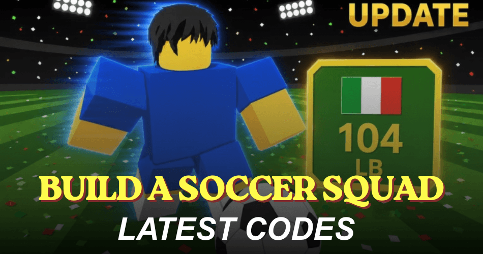 Build a Soccer Squad Codes
