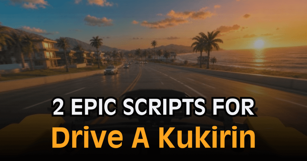 2 Epic Drive A Kukirin Scripts - Speed, Teleport & Wheelie